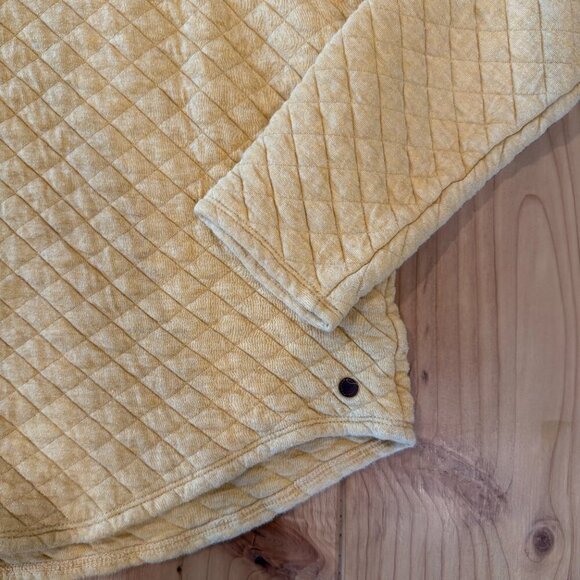 Orvis Yellow Quilted Sweater – Size L – Lightly Used - Picture 4 of 4